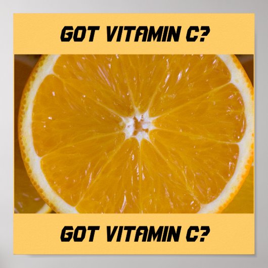 Heb je Vitamine C? Poster (Voorkant)