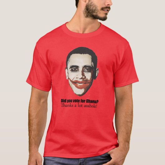 Heb je voor Obama gestemd? T-shirt (Voorkant)