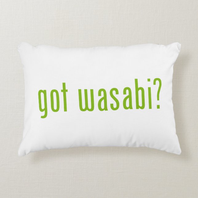 Heb je wasabi? accent kussen (Voorkant)