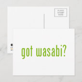 Heb je wasabi? briefkaart (Voorkant / Achterkant)