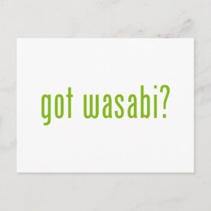 Heb je wasabi? briefkaart
