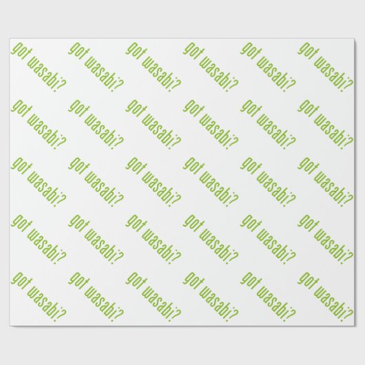 Heb je wasabi? cadeaupapier (Vlak)