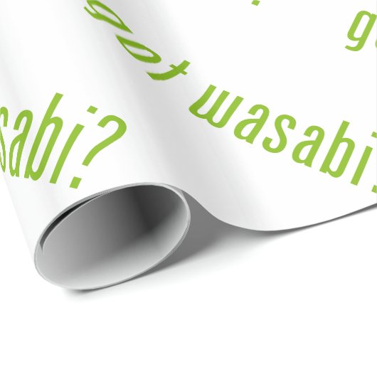 Heb je wasabi? cadeaupapier (Rol Hoek)