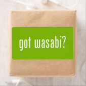 Heb je wasabi? etiket (Insitu)