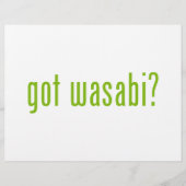 Heb je wasabi? flyer (Voorkant)