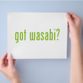 Heb je wasabi? flyer (Hand)