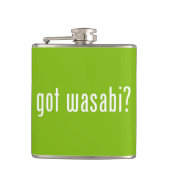 Heb je wasabi? heupfles (Voorkant)