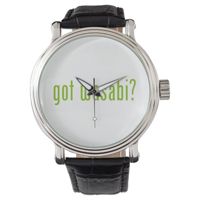 Heb je wasabi? horloge (Voorkant)