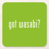 Heb je wasabi? kartonnen onderzetters (Voorkant)