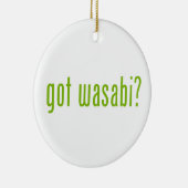 Heb je wasabi? keramisch ornament (Rechts)