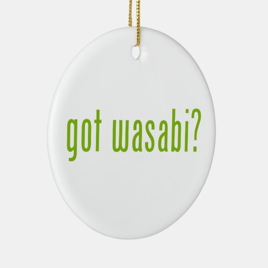 Heb je wasabi? keramisch ornament (Rechts)