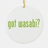 Heb je wasabi? keramisch ornament (Voorkant)