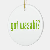 Heb je wasabi? keramisch ornament (Links)