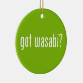 Heb je wasabi? keramisch ornament (Rechts)
