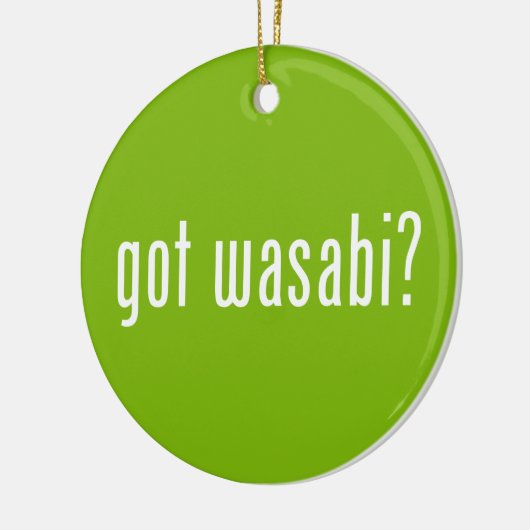 Heb je wasabi? keramisch ornament (Links)