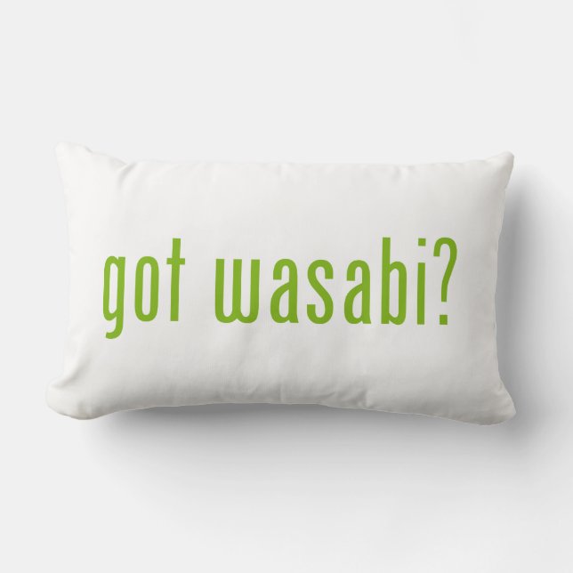 Heb je wasabi? kussen (Voorkant)