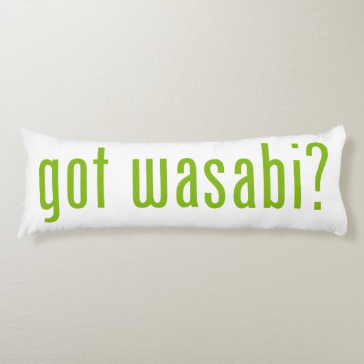 Heb je wasabi? lichaamskussen (Voorkant)