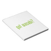 Heb je wasabi? notitieblok (Schuin)