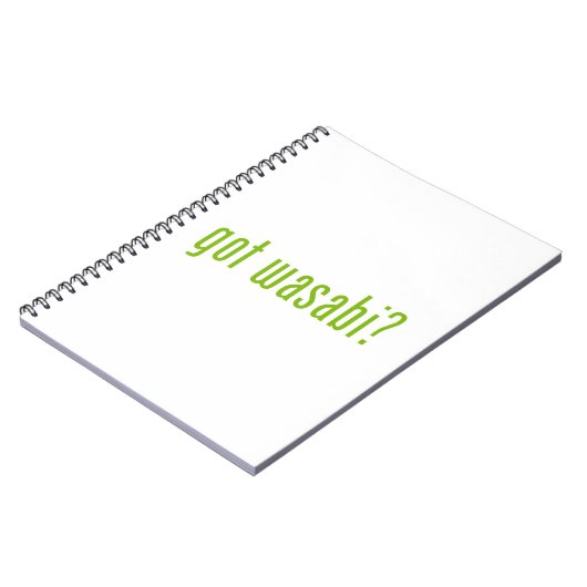 heb je wasabi? notitieboek (Linkerzijde)