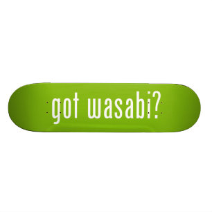 heb je wasabi? persoonlijk skateboard