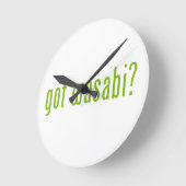 Heb je wasabi? ronde klok (Hoek)