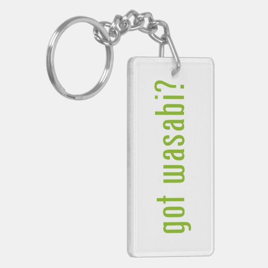 Heb je wasabi? sleutelhanger (Voorkant Links)