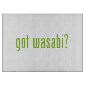 Heb je wasabi? snijplank (Voorkant)