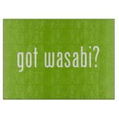 Heb je wasabi? snijplank (Voorkant)