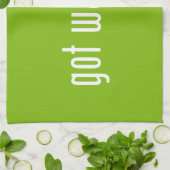Heb je wasabi? theedoek (Gevouwen)