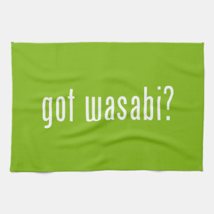 Heb je wasabi? theedoek