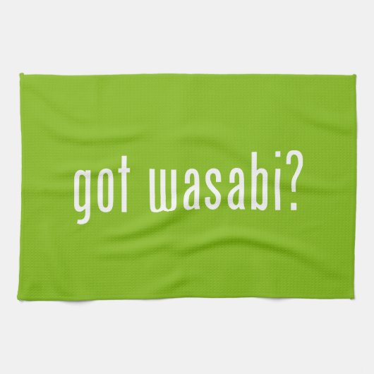 Heb je wasabi? theedoek (Horizontaal)