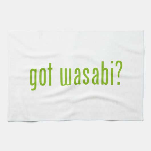 Heb je wasabi? theedoek (Horizontaal)