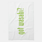 Heb je wasabi? theedoek (Verticaal)