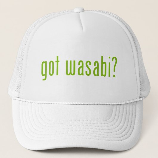 Heb je wasabi? trucker pet (Voorkant)