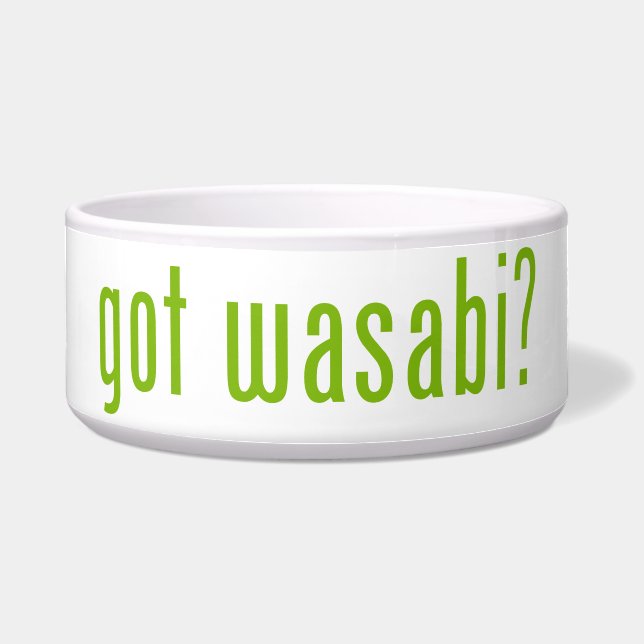 Heb je wasabi? voerbakje (Voorkant)