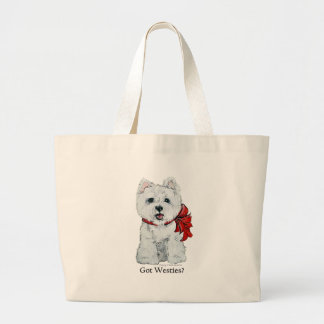 Heb je Westies? Grote Tote Bag
