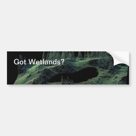 Heb je wetlands? bumpersticker (Voorkant)