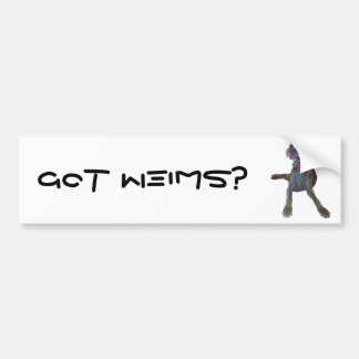Heb je Wims? spuitbumper Bumpersticker