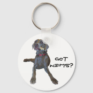 Heb je Wims? Weimaraner Sleutelhanger