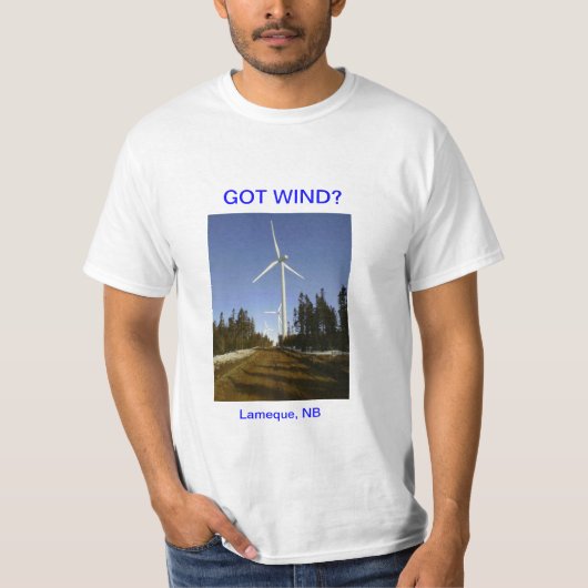 "Heb je wind?" T-shirt (Voorkant)
