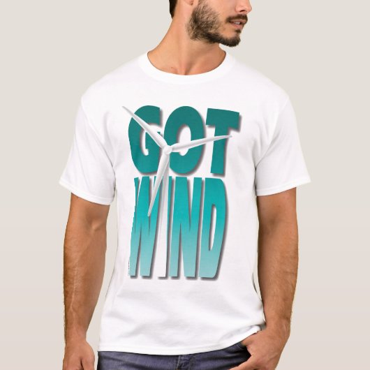 Heb je wind? t-shirt (Voorkant)