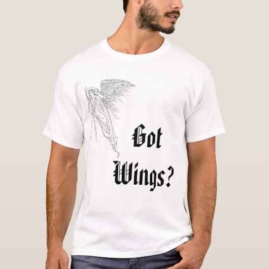Heb je Wings? T-shirt (Voorkant)