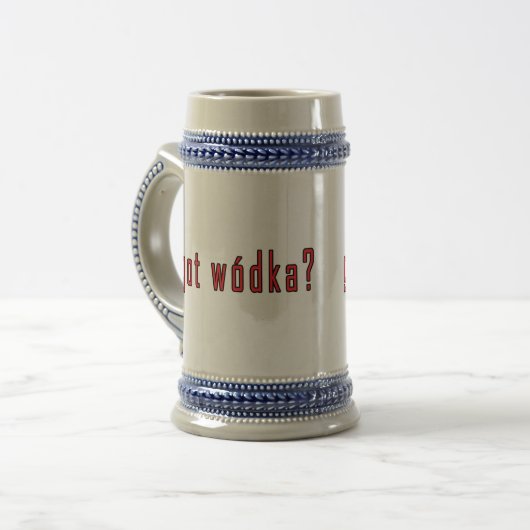 Heb je wodka? bierpul (Voorkant links)