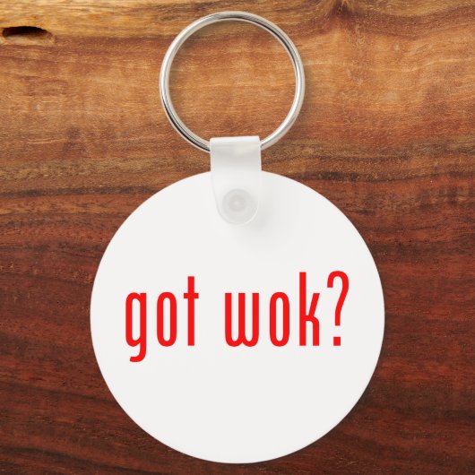 Heb je wok? sleutelhanger (Voorkant)