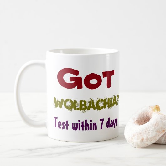 Heb je Wolbachia? Honderden zorg door RoseWrites Koffiemok (Met donut)