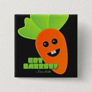 Heb je wortel? vierkante button 5,1 cm