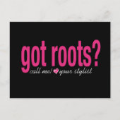 Heb je wortels? Briefkaart (Voorkant)