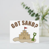Heb je Zand? Briefkaart (Staand voorkant)