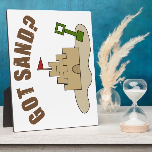 Heb je Zand? Fotoplaat (Zijkant)