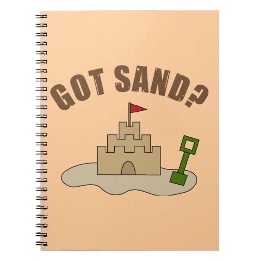 Heb je Zand? Notitieboek (Voorkant)